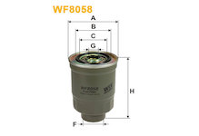 palivovy filtr WIX FILTERS WF8058