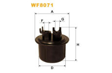 Palivový filtr WIX FILTERS WF8071
