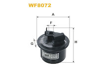 palivovy filtr WIX FILTERS WF8072