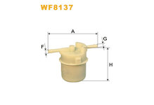 Palivový filtr WIX FILTERS WF8137