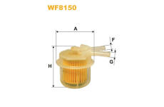 Palivový filtr WIX FILTERS WF8150