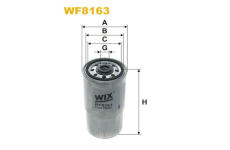 Palivový filtr WIX FILTERS WF8163