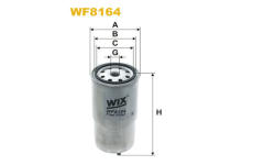 palivovy filtr WIX FILTERS WF8164