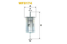 Palivový filtr WIX FILTERS WF8174