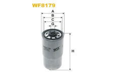 Palivový filtr WIX FILTERS WF8179