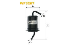 Palivový filtr WIX FILTERS WF8207