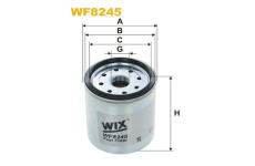 Palivový filtr WIX FILTERS WF8245