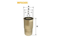 Palivový filtr WIX FILTERS WF8305
