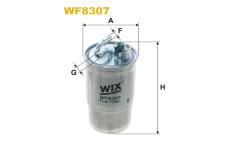 Palivový filter WIX FILTERS WF8307