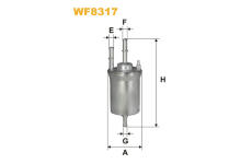 Palivový filtr WIX FILTERS WF8317