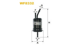 Palivový filtr WIX FILTERS WF8332