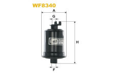 Palivový filtr WIX FILTERS WF8340