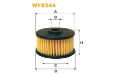 Palivový filtr WIX FILTERS WF8344