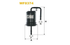 Palivový filtr WIX FILTERS WF8374