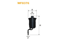 Palivový filtr WIX FILTERS WF8376