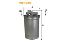 Palivový filtr WIX FILTERS WF8389