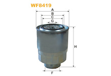 palivovy filtr WIX FILTERS WF8419