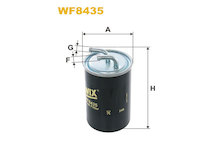 palivovy filtr WIX FILTERS WF8435