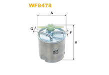 palivovy filtr WIX FILTERS WF8478