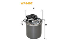 Palivový filtr WIX FILTERS WF8497