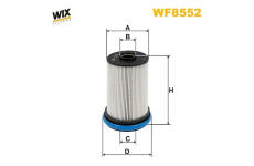 Palivový filtr WIX FILTERS WF8552