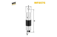 Palivový filtr WIX FILTERS WF8576