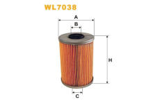 Olejový filtr WIX FILTERS WL7038