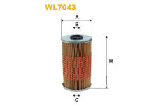 Olejový filtr WIX FILTERS WL7043