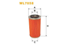 Filtr, pracovní hydraulika WIX FILTERS WL7058