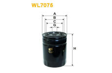 Olejový filtr WIX FILTERS WL7075