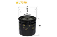 Olejový filtr WIX FILTERS WL7079