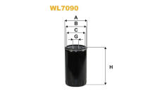 Olejový filter WIX FILTERS WL7090