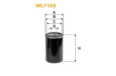 Olejový filtr WIX FILTERS WL7102