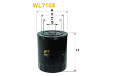 Olejový filtr WIX FILTERS WL7103