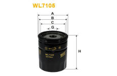 Olejový filter WIX FILTERS WL7105