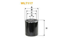 Olejový filter WIX FILTERS WL7117