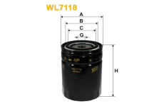 Olejový filtr WIX FILTERS WL7118