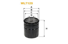 Olejový filter WIX FILTERS WL7129