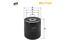 Filtr, pracovní hydraulika WIX FILTERS WL7143