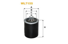 Olejový filtr WIX FILTERS WL7155