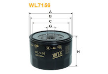 Olejový filter WIX FILTERS WL7156