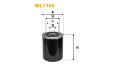 Olejový filter WIX FILTERS WL7160