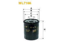 Olejový filter WIX FILTERS WL7166