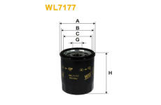 Olejový filter WIX FILTERS WL7177