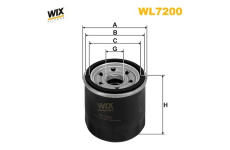 Olejový filter WIX FILTERS WL7200