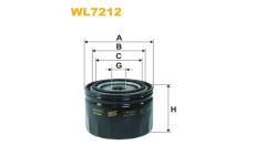 Olejový filter WIX FILTERS WL7212