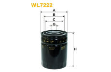 Olejový filtr WIX FILTERS WL7222