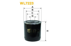 Olejový filtr WIX FILTERS WL7223