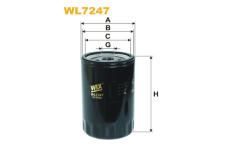 Olejový filtr WIX FILTERS WL7247