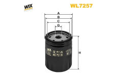 Olejový filtr WIX FILTERS WL7257